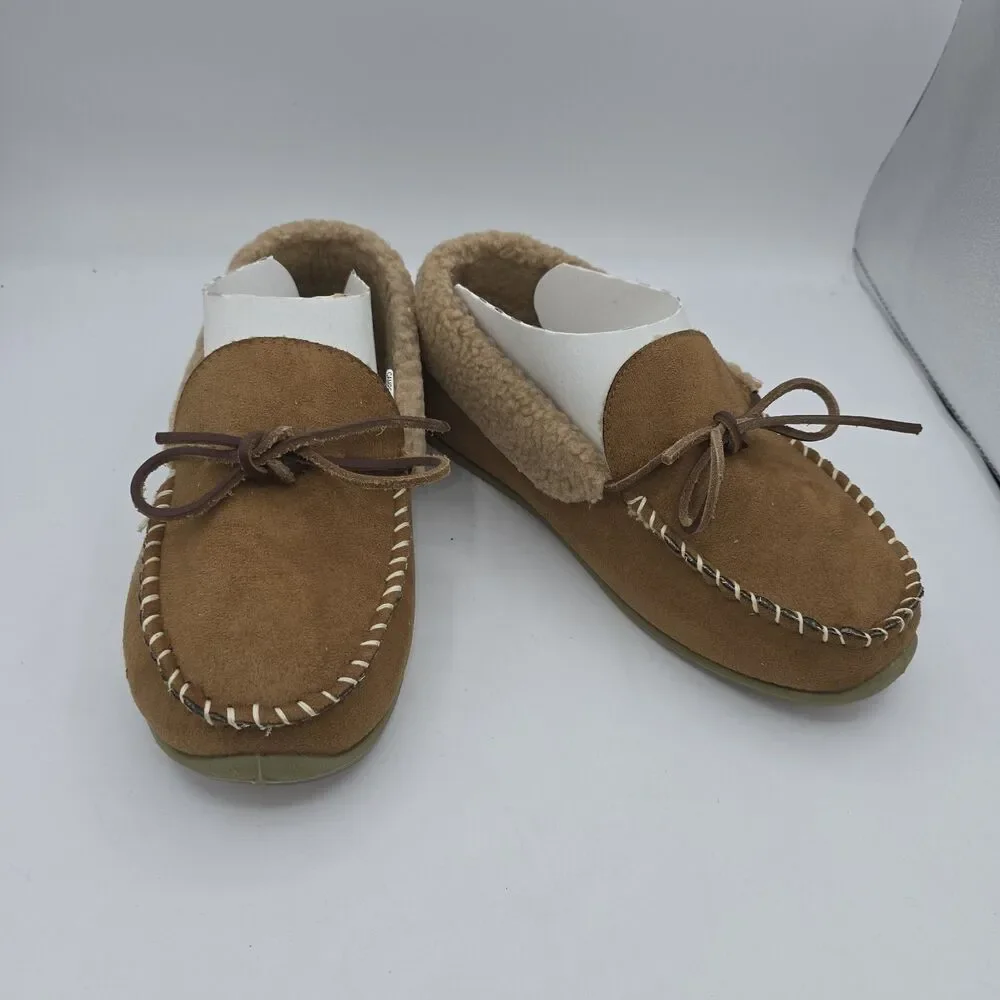 Deer Stags Slipperooz Campfire Chestnut, Mens Size 8 Slip On Shoes